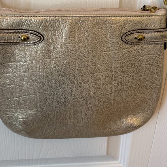 Metallic Gold Coach Crossbody Bag - Picture 4 of 11